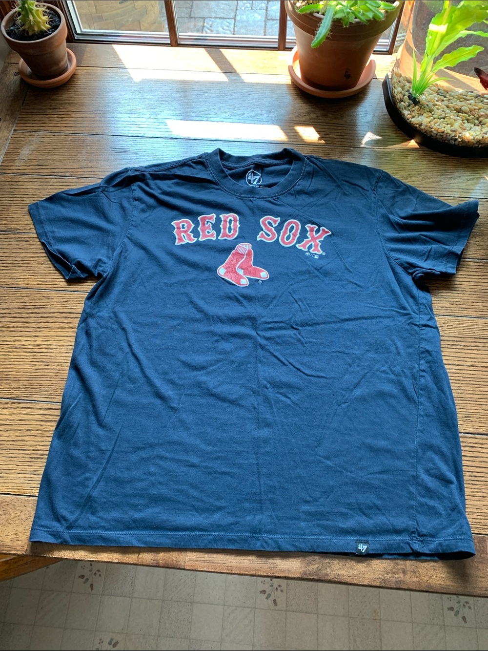 '47 Navy Boston Red Sox Short Sleeve Graphic Tee